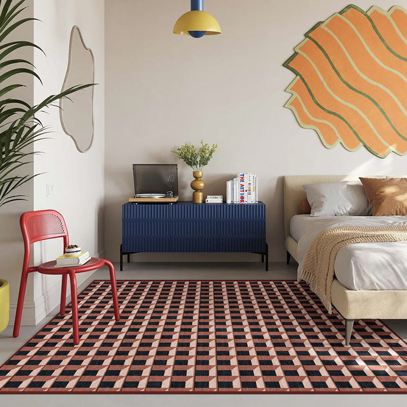 Retro Grid Rug
