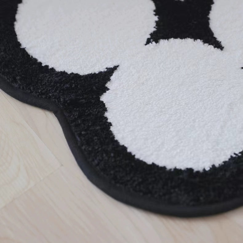 Scalloped Nordic Geometric Rug