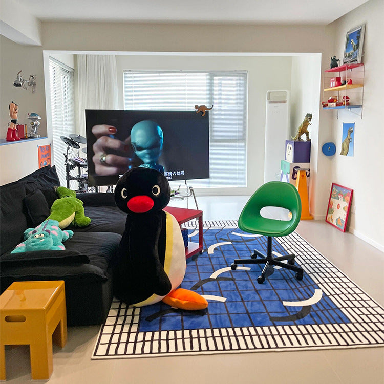 Blue Dopamine-Inspired Rug