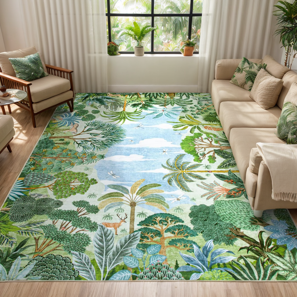 Jungle Seasons Area Rug