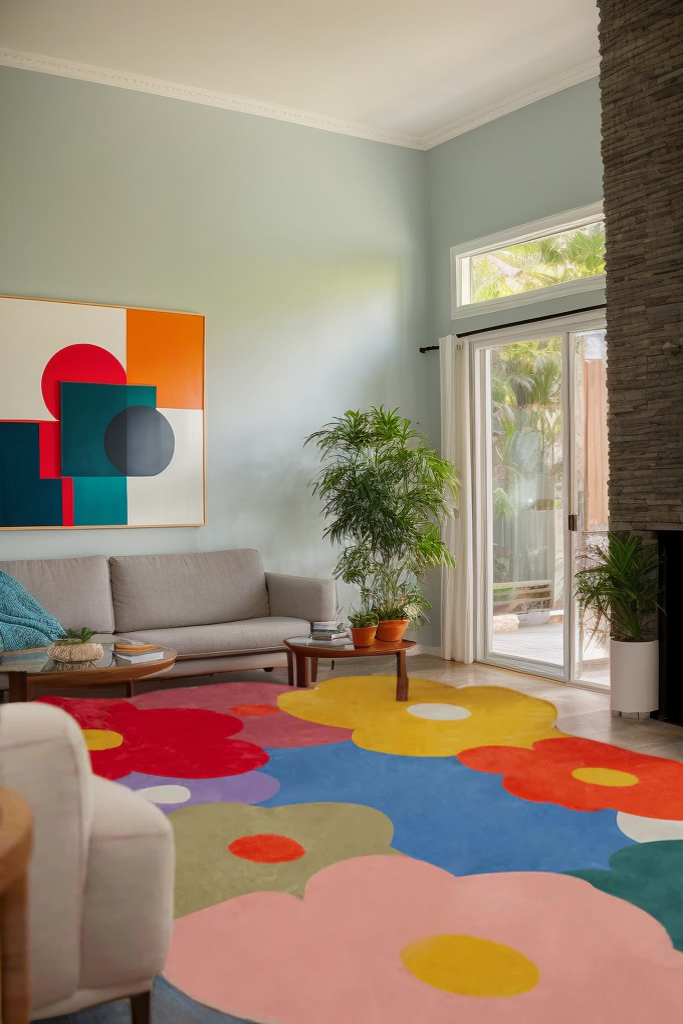 Funky Flowers Rug