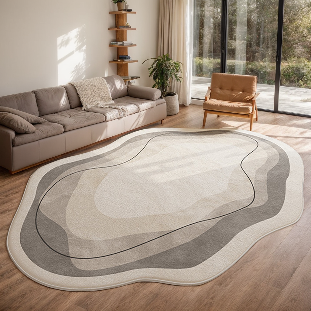 Topographic Layers Soft Rug