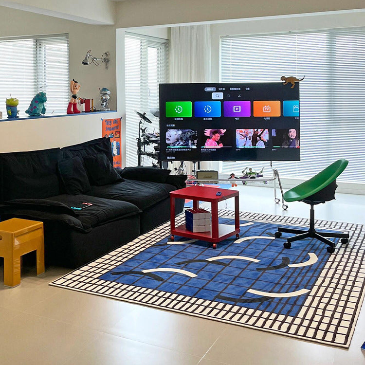 Blue Dopamine-Inspired Rug