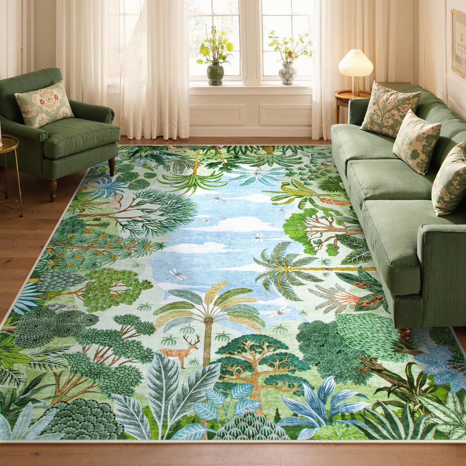 Jungle Seasons Area Rug