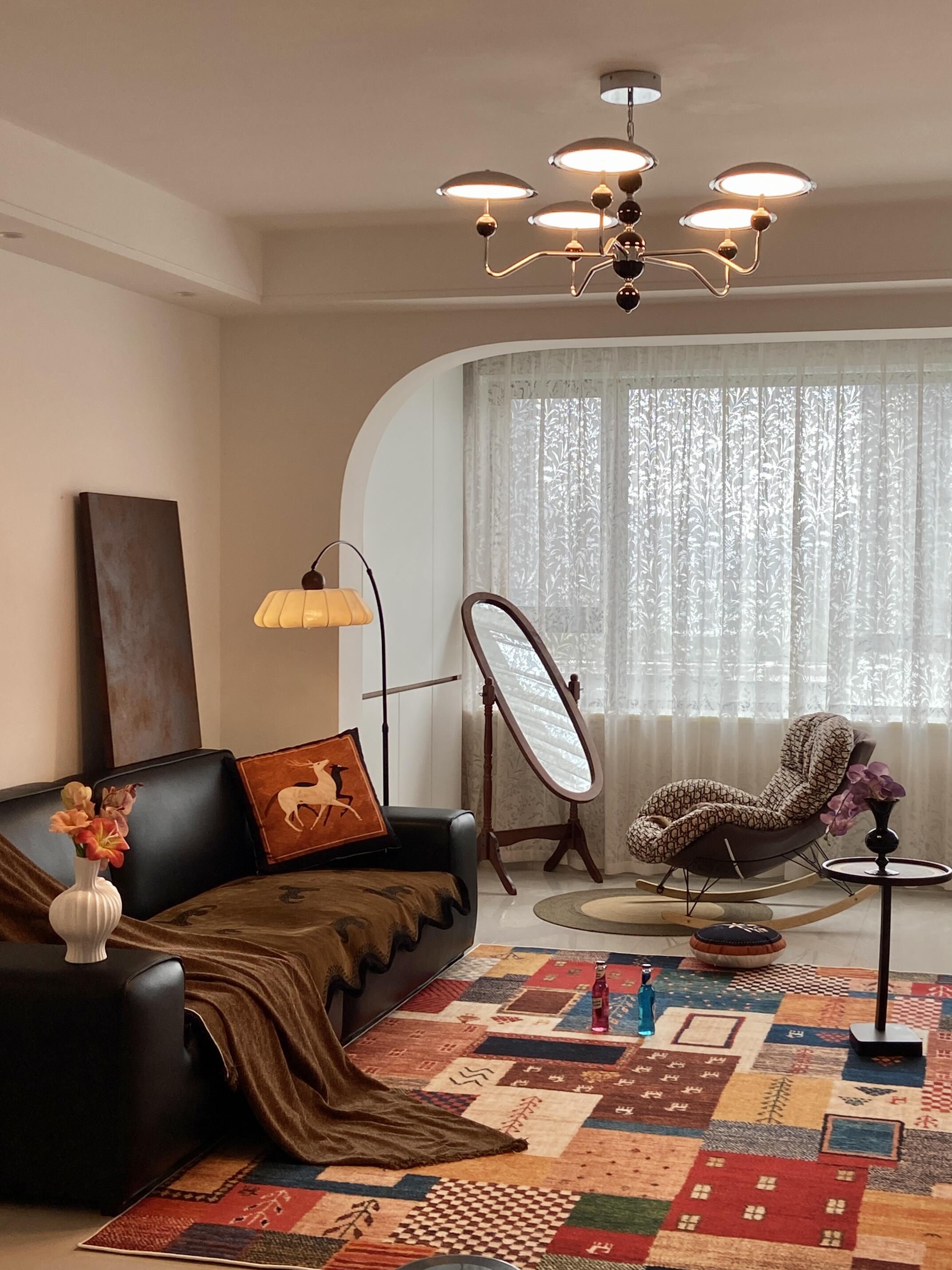 Bohemian Tribal Patchwork Rug