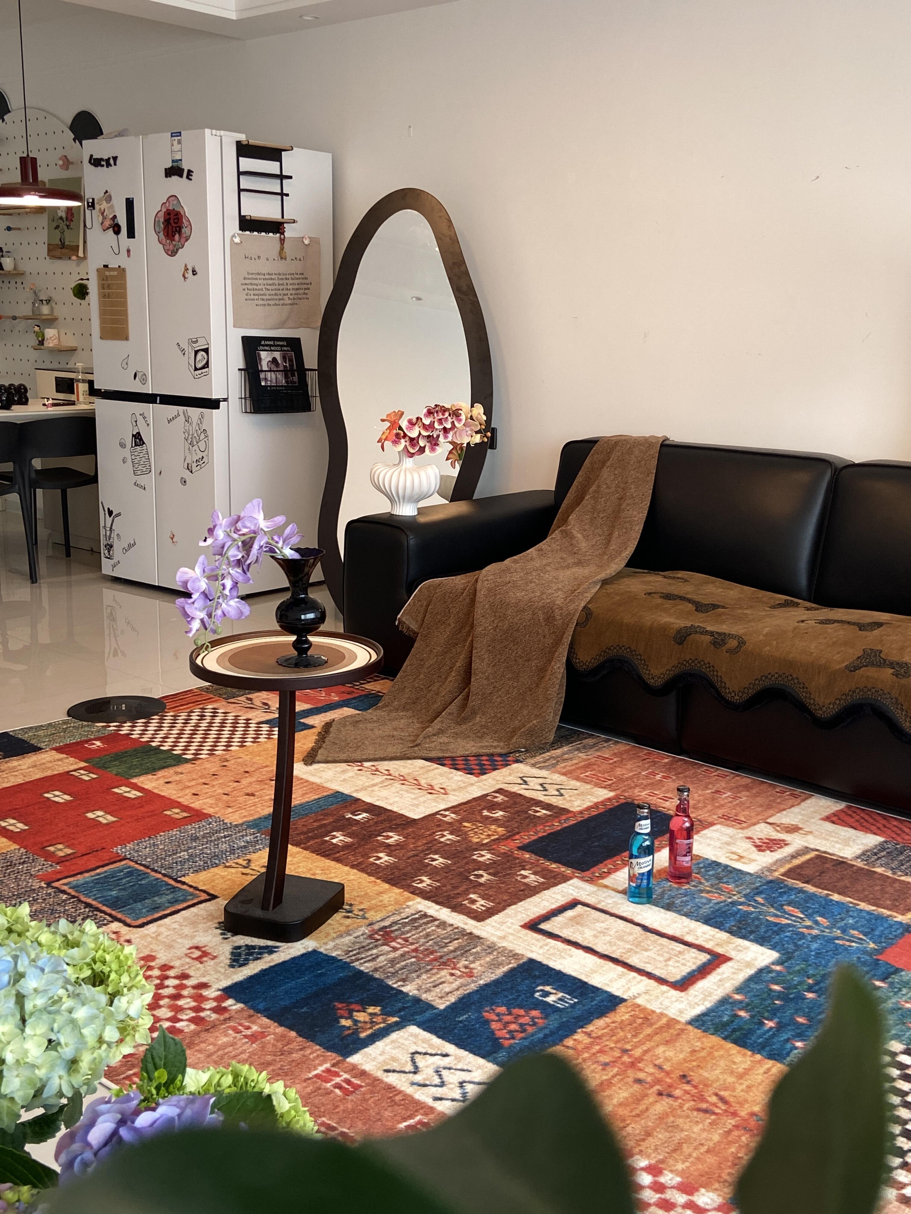 Bohemian Tribal Patchwork Rug